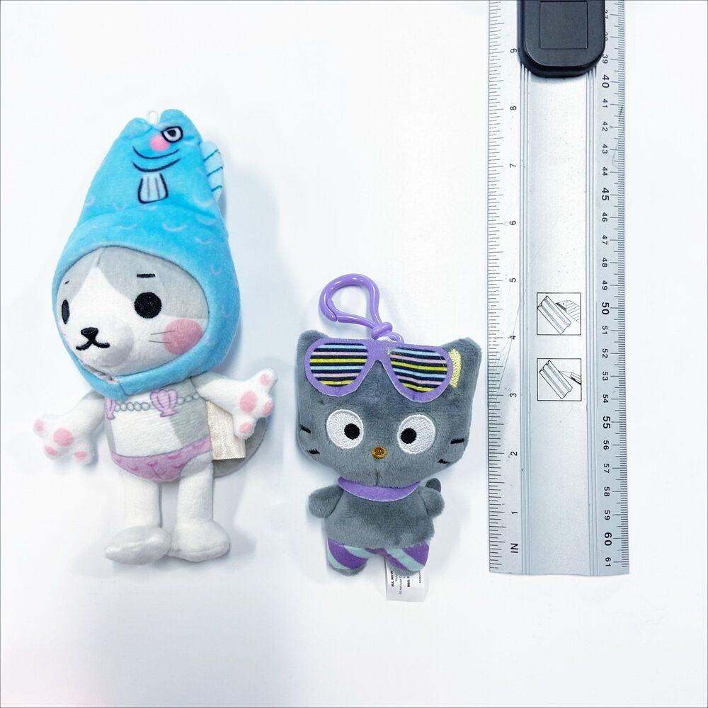 Turtles x Hello Kitty Limited Edition Pop Culture Icons Soft Plushies Toy Bundle - Picture 12 of 12